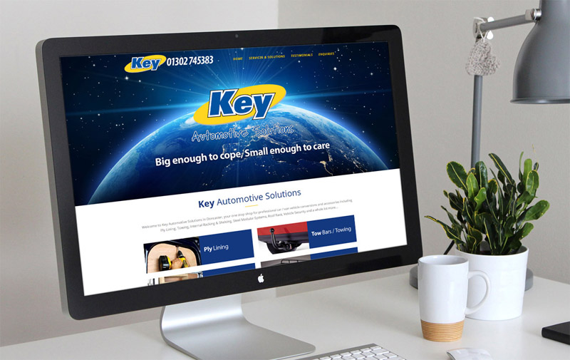 Web Design Huddersfield Example for Key Auto Solutions